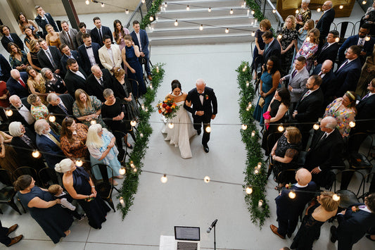 Betsy & Jacob's moody and bright spring wedding