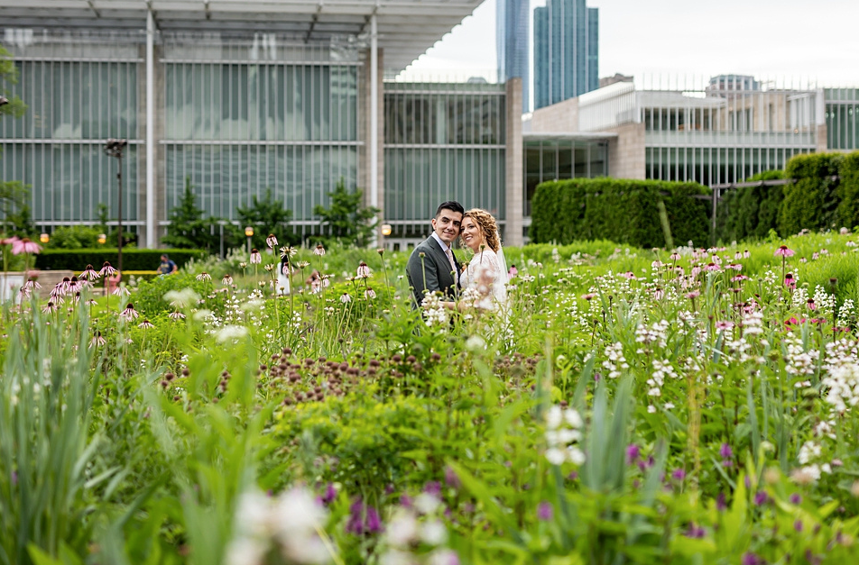 Elizabeth & Carlos' early summer soiree